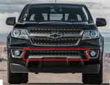 2015-2018 Chevy Colorado Not For Zr2 Model Lower Bumper Rivet Grille