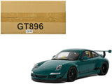 2021 RWB Bodykit Syunkashuto Green with Black Stripes 1/18 Model Car by GT Spirit