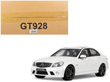 2007 MercedesBenz C63 AMG Diamond White 1/18 Model Car by GT Spirit