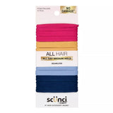 Super Comfy Hosiery Elastic Hair Tie Ponytailers - (12pcs)
