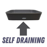 Tactical Soap Saver Soap Dish 1-Piece Gray