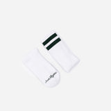 Ivy Green Varsity Striped Socks