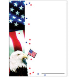 Patriotic Border Certificate, 8-1/2 x 11, 50/pkg