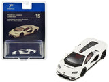 Lamborghini Countach LPI 8004 Bianco Siderale White Hypercar League Collection 1/64 Diecast Model Car by PosterCars