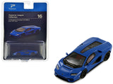 Lamborghini Countach LPI 8004 Blue Hypercar League Collection 1/64 Diecast Model Car by PosterCars
