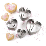 Rsvp Biscuit Cutters - Heart Set Of 4