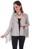 ULTRA SUEDE FRINGE JACKET