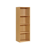 Hodedah 4-Shelf Bookcase In Beech