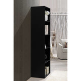 Hodedah 5-Shelf Bookcase In Black