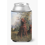 Caroline'S Treasures Hmhe0049Cc Red Irish Setters By Michael Herring Can Or Bottle Hugger, Multicolor
