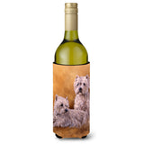 Caroline'S Treasures Westies By Michael Herring Wine Bottle Koozie Hugger, 750Ml, Multicolor