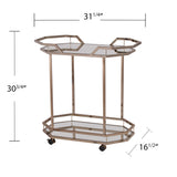 Ari Art Deco Bar Cart