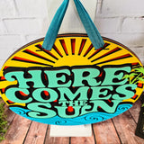 Here Comes The Sun Door Hanger - DIY Unfinished Kit - Lvl 1