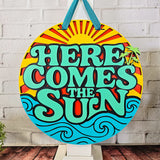 Here Comes The Sun Door Hanger - DIY Unfinished Kit - Lvl 1