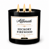 Hickory Firewood 3-Wick Candle