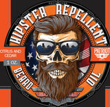 Hipster Repellent 1oz Natural Beard Oil Citrus and Cedar