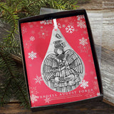Hope Angel Teardrop Ornament