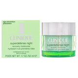 Superdefense Night Recovery Moisturizer Combination Oily To Oily by Clinique for Women 1.7 oz Moisturizer