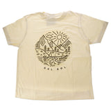 Kids Crew Tee Fish Scene Natural by DelSol for Kids 1 Pc TShirt (YL)