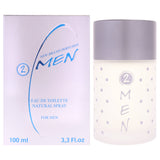 2 Men by New Brand for Men - 3.3 oz EDT Spray