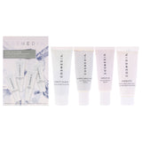 Even Skin Tone Essentials Kit by Cosmedix for Unisex 4 Pc 0.5oz Purity Clean, 0.5oz Simply Brilliant, 0.5oz Serum 16, 0.5oz Hy