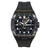 Ingersoll The Play Polyurethane Strap Black Skeleton Dial Automatic I15302 MenS Watch