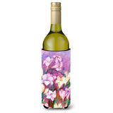 Caroline'S Treasures Freesias Wine Bottle Koozie Hugger, 750Ml, Multicolor