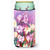 Caroline'S Treasures Freesias Tall Boy Koozie Hugger, Multicolor