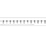 Student Number Lines with Non-Adhesive Backs, Grade K-6, Set of 12