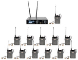 Professional Digital Stereo/True Dual Mono In-Ear Monitor With 12 Receivers