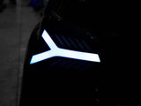 OLM Y-Spec LED Taillights (Smoke Lens White Optic w/RGB) - 2015-2021 WRX / STI