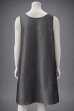 Therapispa - Apron Round Neck W/Button - Gray