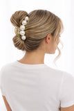 Rounded Pearl Claw Hair Clip