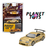 Mini GT 1:64 Toyota Supra (A80) Top Secret GT-300 Top Secret Gold #961
