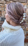 Rounded Pearl Claw Hair Clip