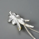Flower Necklace with Pearl