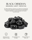 Black Obsidian Beaded Necklace