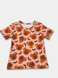 Pumpkin bats short sleeve top