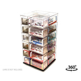 Showcase 1:64 Large 24-Car Display Desk Top Spinner with Cover (8″x 8″x16.25″) – MiJo Exclusives