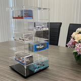 Showcase 1:64 Large 24-Car Display Desk Top Spinner with Cover (8″x 8″x16.25″) – MiJo Exclusives