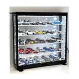 Showcase 1:64 Wall Mount 5 Tiers USB Powered LED Black with Mirror Back – MiJo Exclusives