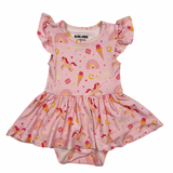 Ruffle Dress Short Sleeve