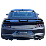 JSD Real Gloss Carbon Fiber 2-Piece Decklid Panel fits 2024+ Ford Mustang