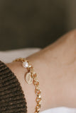 Miraculous Medal and Pearl Ring Band Bracelet