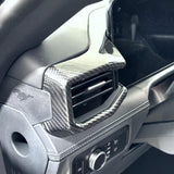 JSD Dry Carbon Fiber Driver side AC Outlet Cover for Mustang 2024+