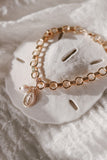 Miraculous Medal and Pearl Ring Band Bracelet