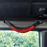 JSD Roll Bar Grab Handles Paracord Grip Handle fits Ford Bronco 2021+ 2&4 Door,4Pack, Black with Red