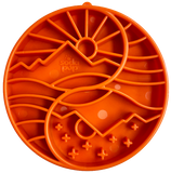 Sun and Moon eTray - Shallow Slow Feeder Dog Bowl for Enrichment | USA Made