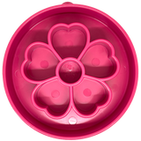 Flower eBowl Deep Slow Feeder Dog Bowl for Enrichment | USA Made