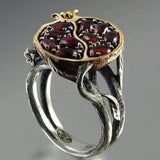 Pomegranate Ring– Symbol of Abundance & Heritage